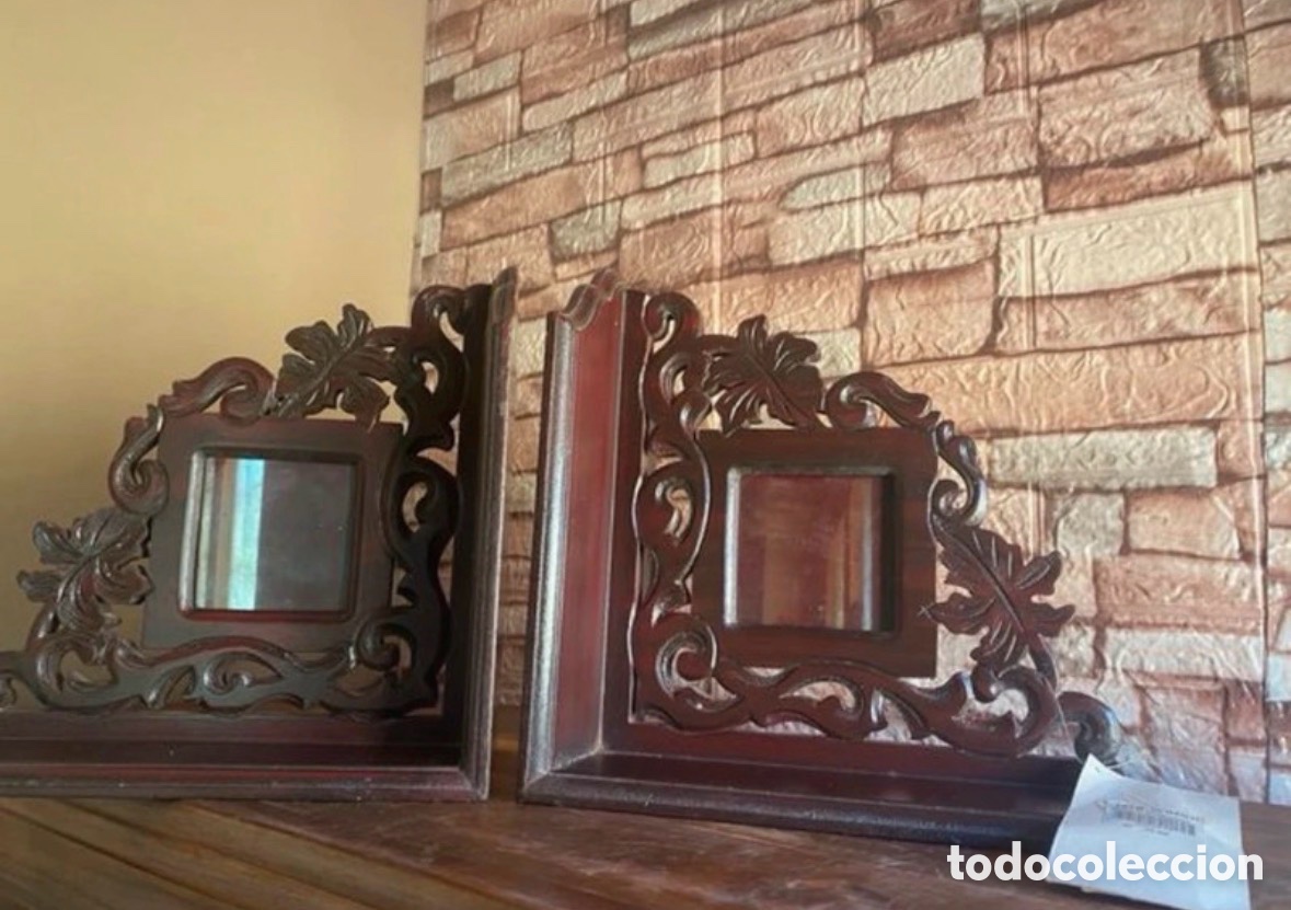 Antig&uuml;edades: Sujeta libros de madera - Foto 2
