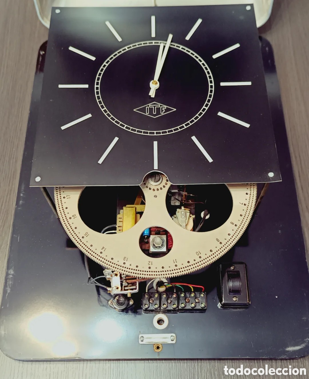 Antig&uuml;edades: Antiguo Reloj Industrial ITF - Foto 3