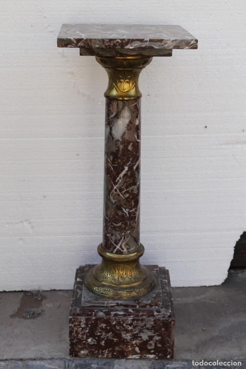 Antig&uuml;edades: COLUMNA DE M&Aacute;RMOL A&Ntilde;OS 30, 76 X 28 X 28 CM