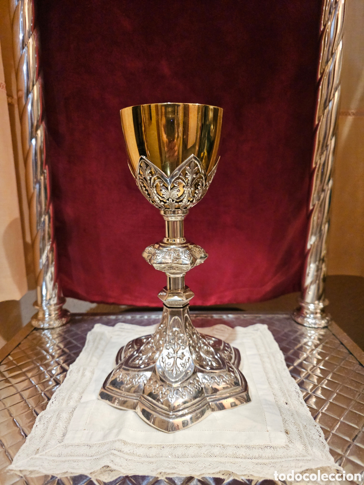 Antig&uuml;edades: Caliz y patena liturgico - Foto 2