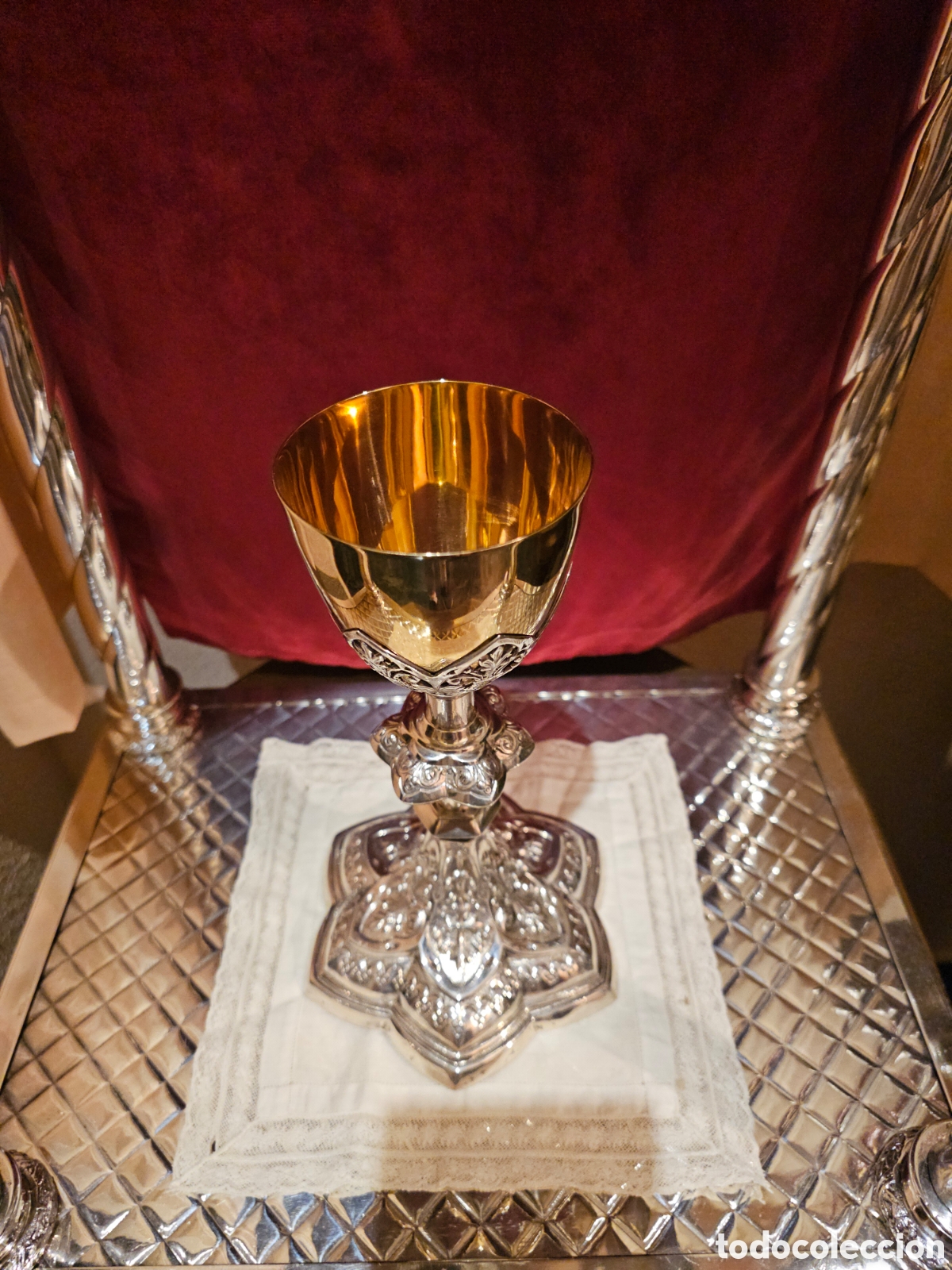Antig&uuml;edades: Caliz y patena liturgico - Foto 3