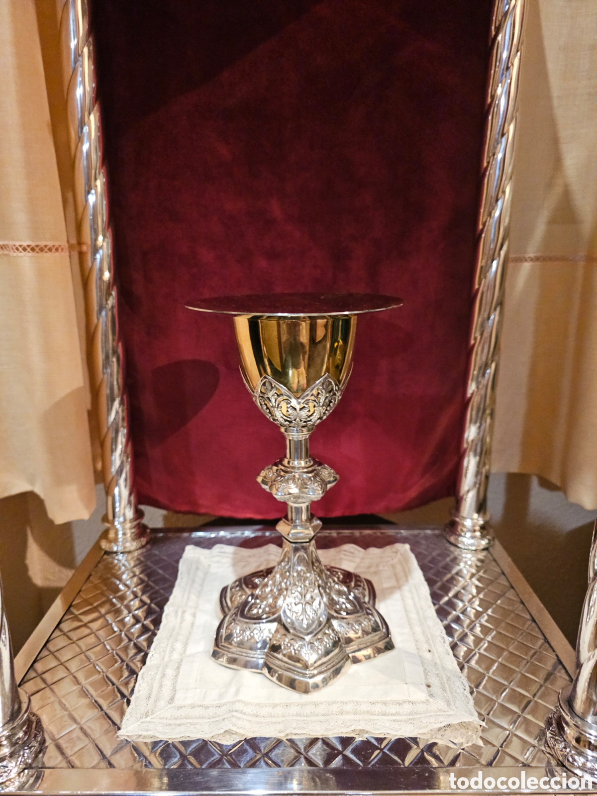 Antig&uuml;edades: Caliz y patena liturgico - Foto 9