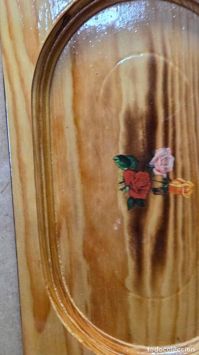 Antig&uuml;edades: bandeja de madera vintage - Foto 2