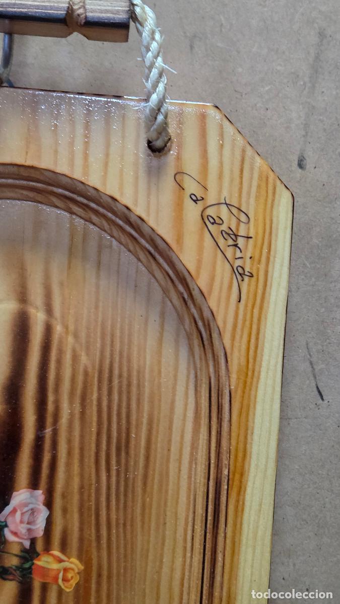 Antig&uuml;edades: bandeja de madera vintage - Foto 4