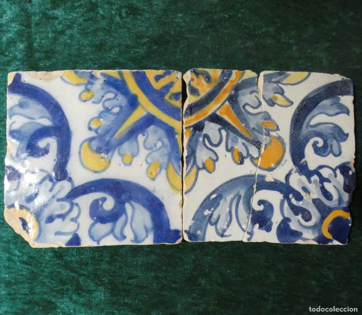 Oggetti Antichi: Azulejo, Azulejos Portugal siglo 17
