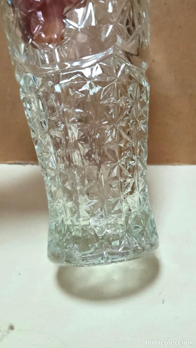 Antig&uuml;edades: jarron de cristal vintage - Foto 5