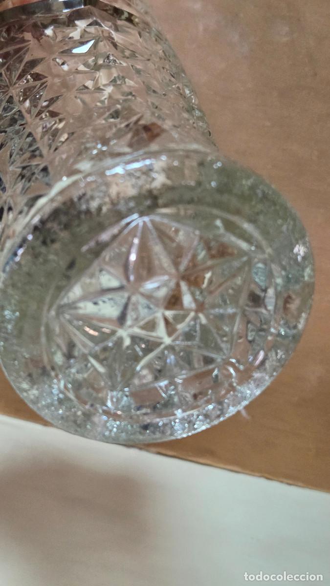 Antig&uuml;edades: jarron de cristal vintage - Foto 7