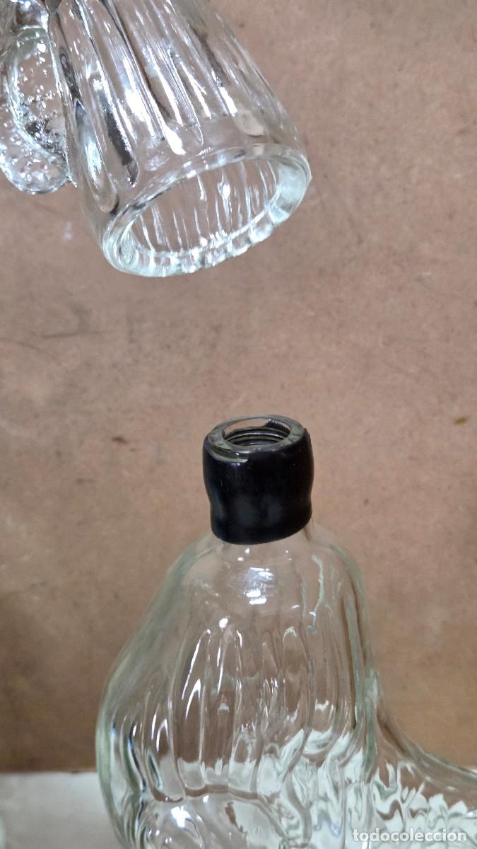Antig&uuml;edades: botella de cristal gallo - Foto 3
