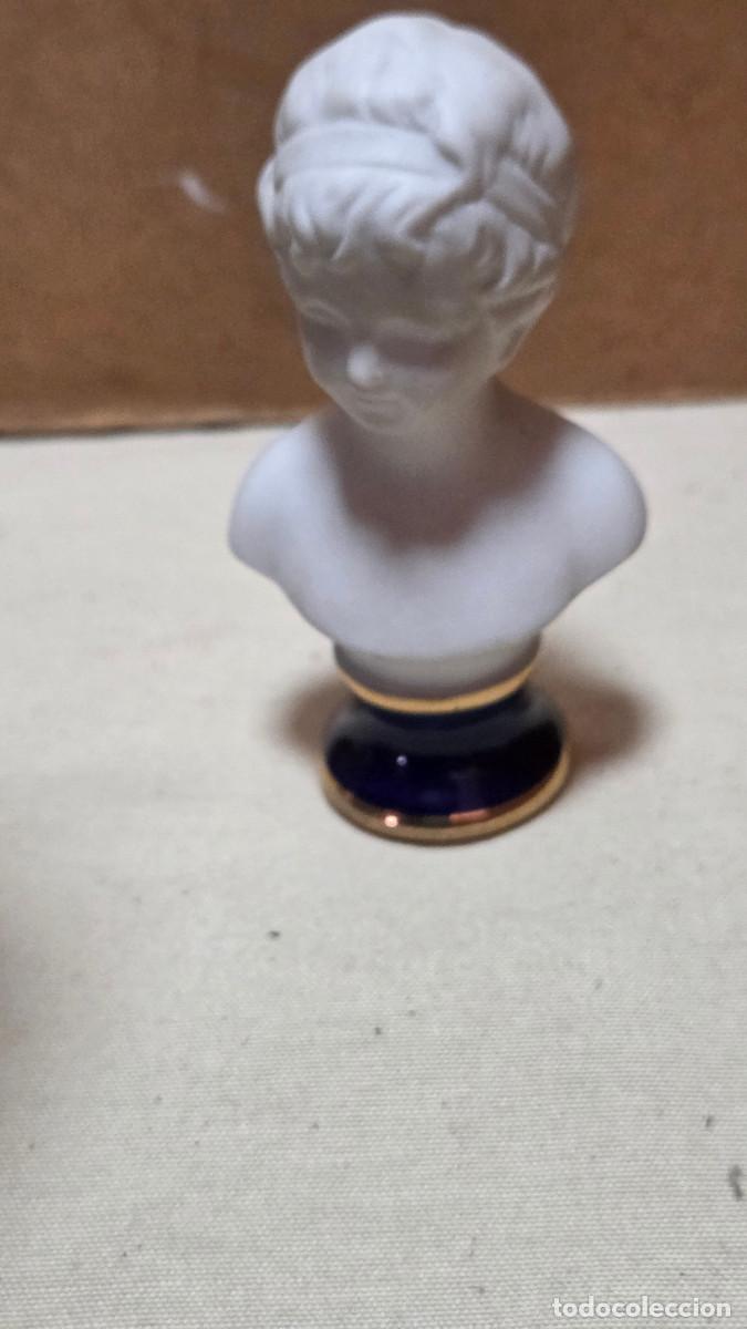 Antig&uuml;edades: busto de porcelana vintage biscuit - Foto 2