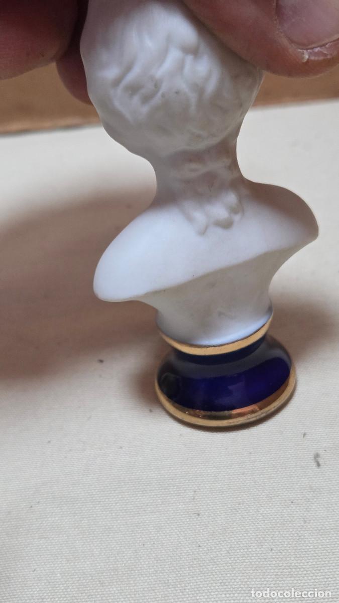 Antig&uuml;edades: busto de porcelana vintage biscuit - Foto 7