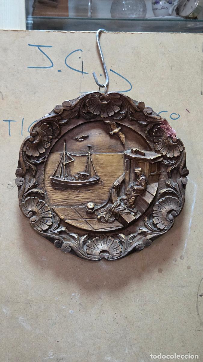 Antiguidades: plato decorativo vintage