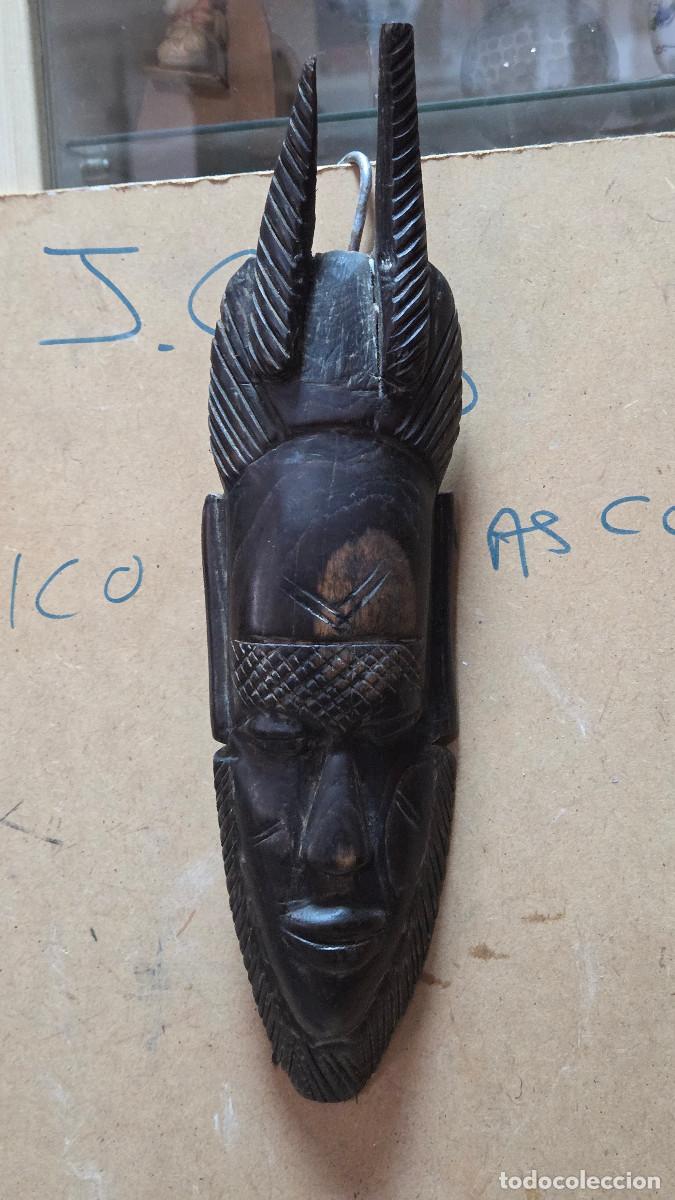 Antiquit&auml;ten: mascara de arte africano ebano