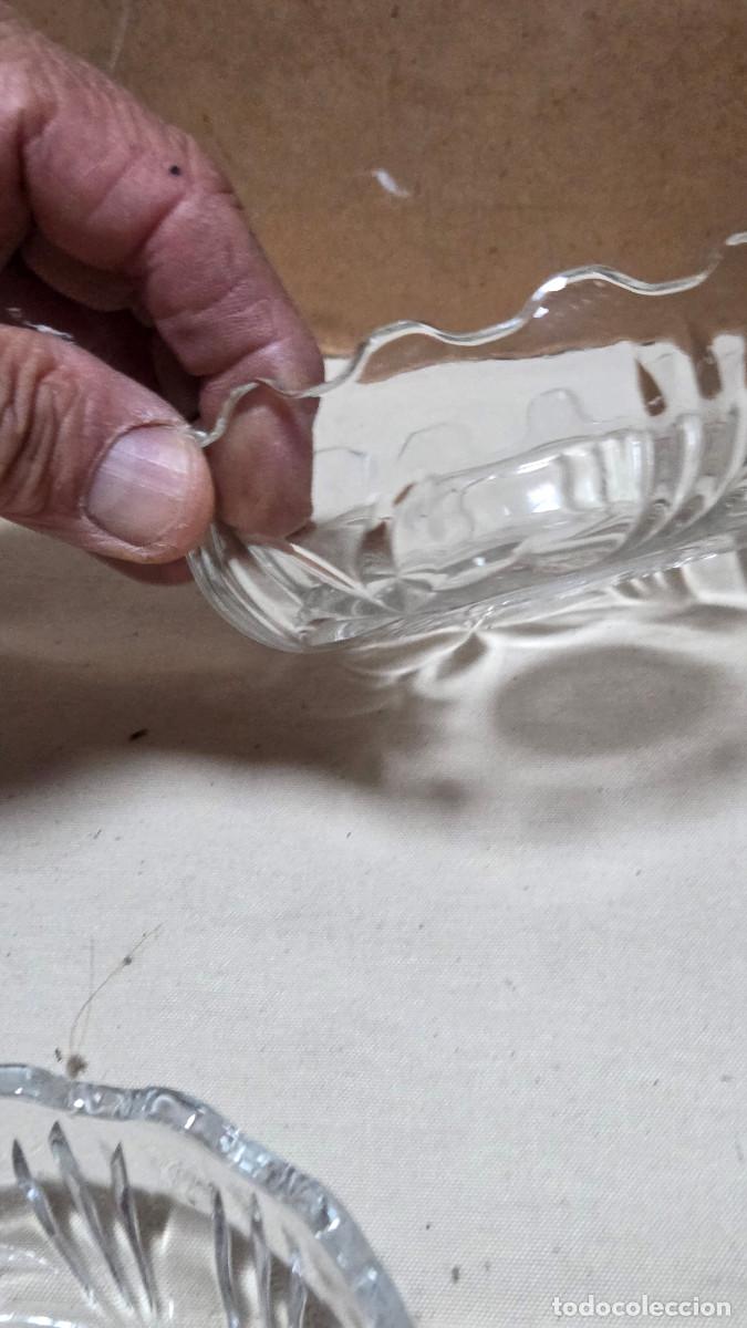 Antig&uuml;edades: cuenco de cristal tallado - Foto 3
