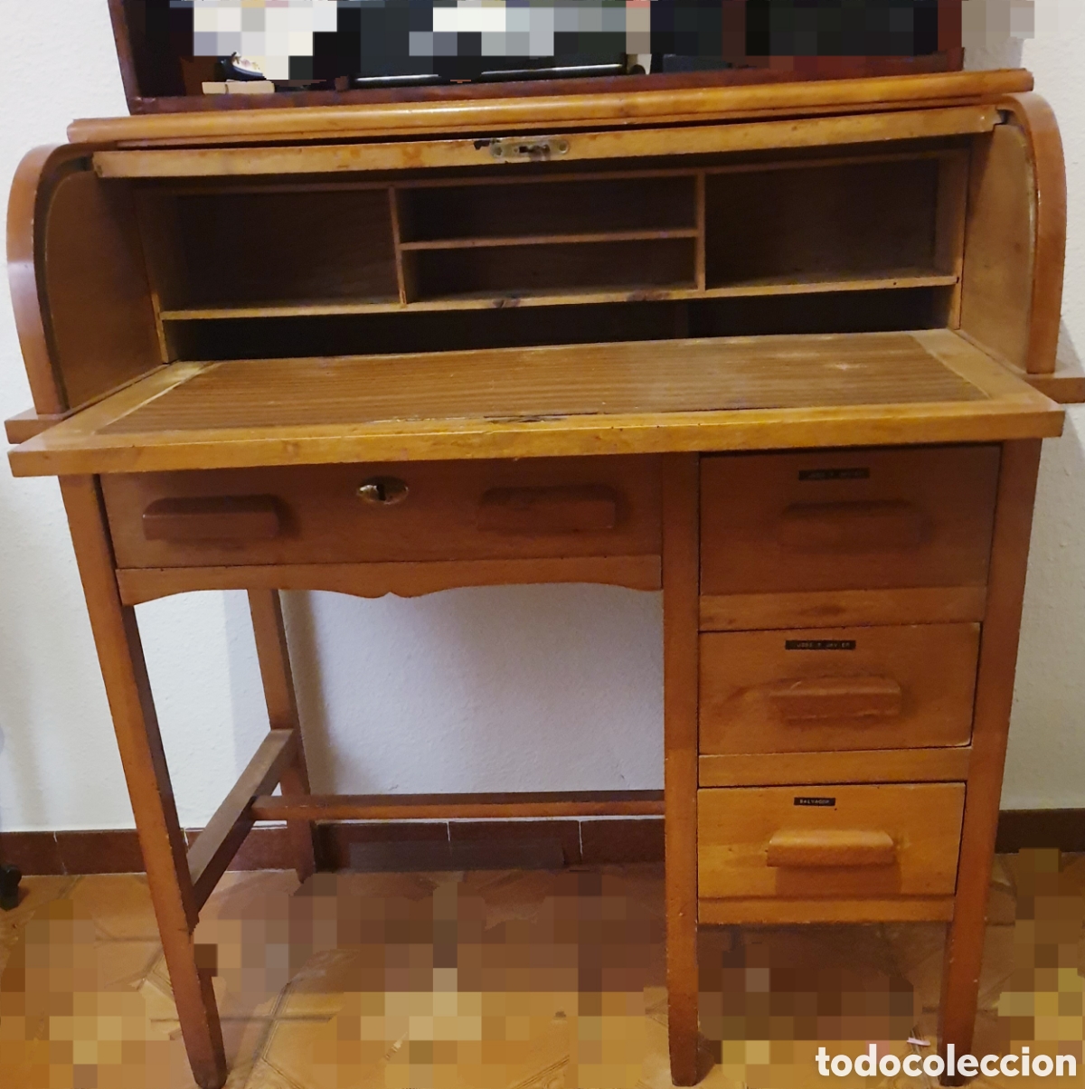 Antig&uuml;edades: ESCRITORIO BUREAU ESTILO AMERICANO - Foto 2