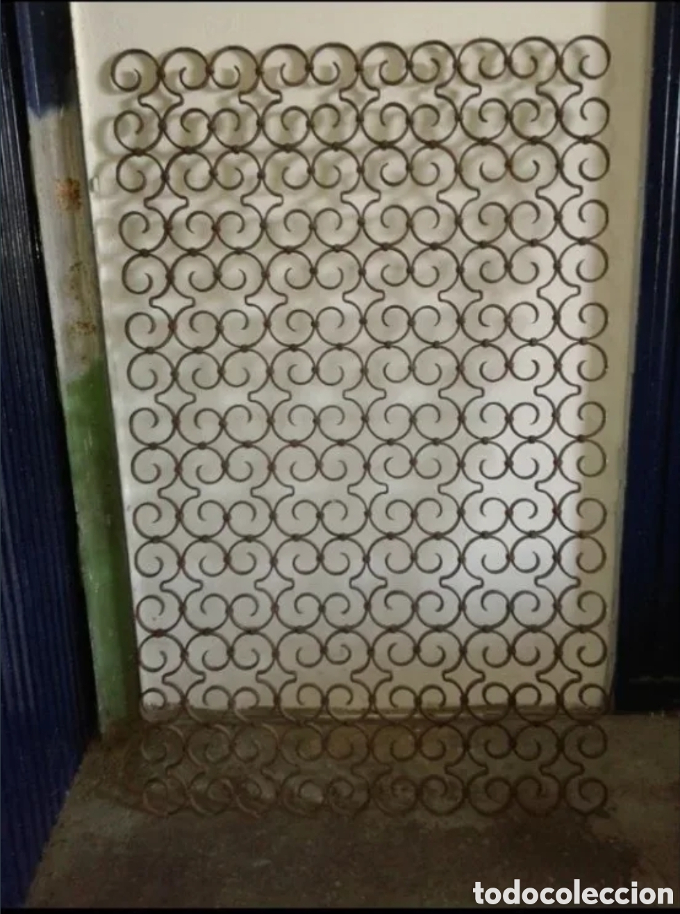 Antig&uuml;edades: Reja de Forja con Dise&ntilde;o Ornamental - Foto 1