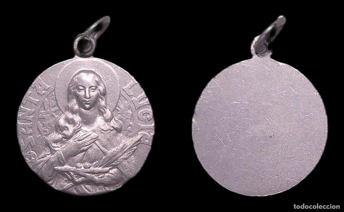 Antiquit&auml;ten: MEDALLA RELIGIOSA VALENCIA SANTA LUCIA ALUMINIO