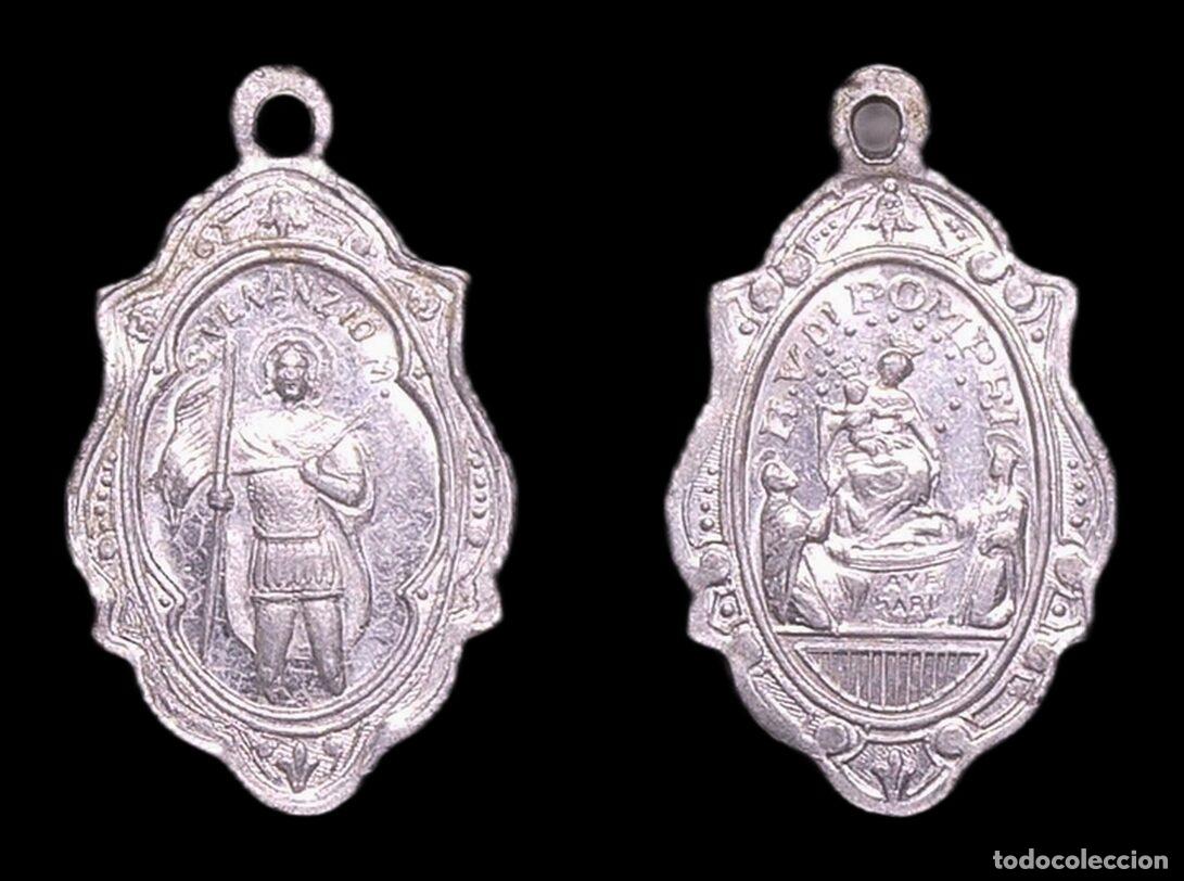 Antiquit&auml;ten: MEDALLA RELIGIOSA ITALIA POMPEYA SAN VENANCIO VIRGEN DEL ROSARIO DE POMPEYA