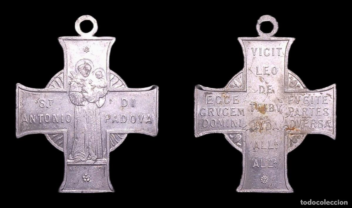Antiquit&auml;ten: MEDALLA RELIGIOSA ITALIA PADUA SAN ANTONIO DE PADUA PATENTE DE SAN ANTONIO