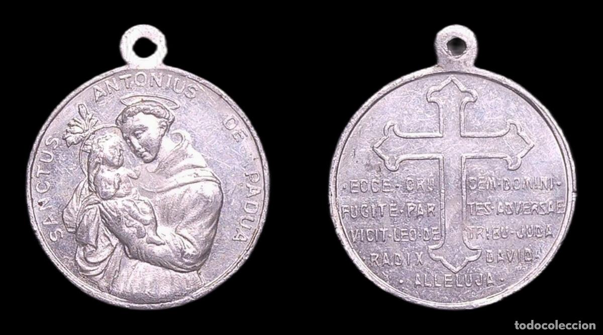 Antiquit&auml;ten: MEDALLA RELIGIOSA ITALIA PADUA SAN ANTONIO DE PADUA PATENTE DE SAN ANTONIO