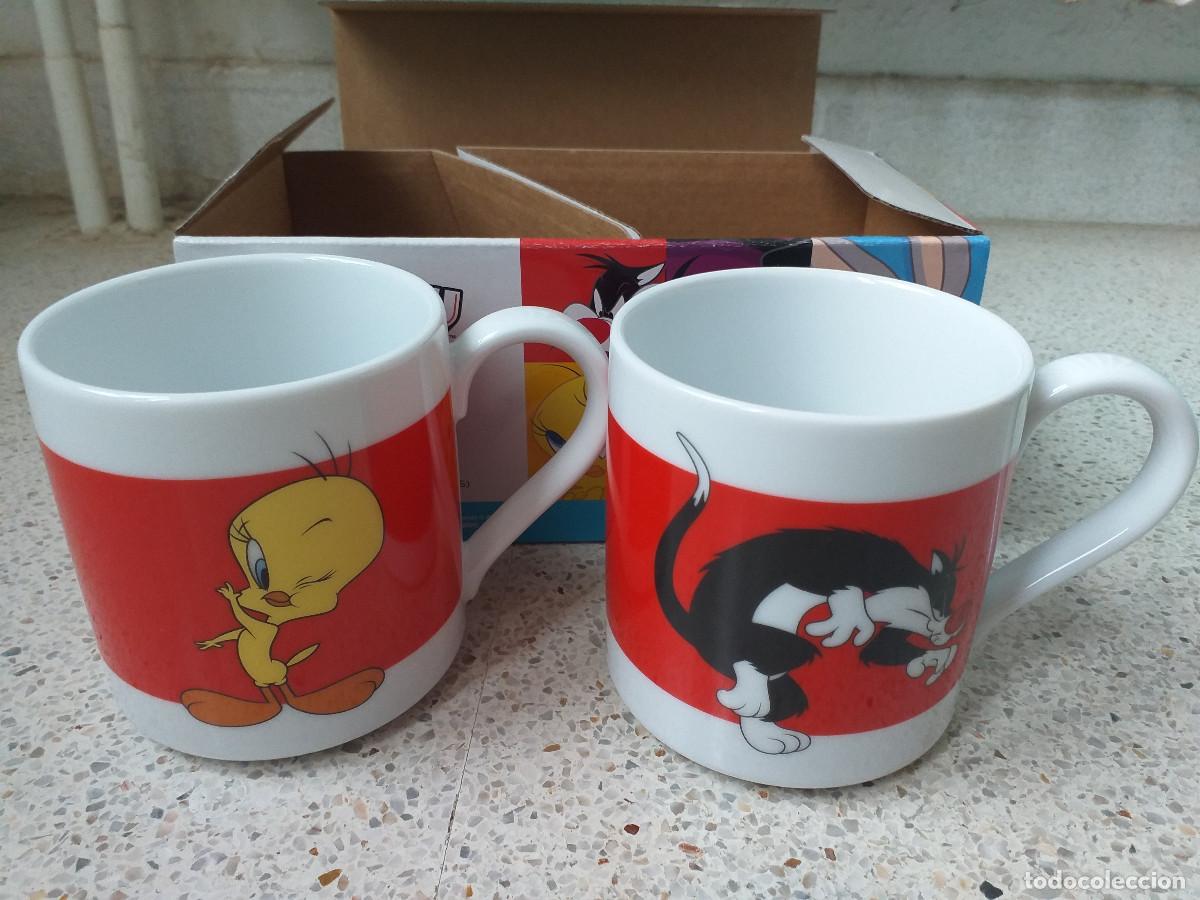 Antiquit&auml;ten: Tazas Looney Tunes 310 ml Warner Bros Piol&iacute;n Silvestre