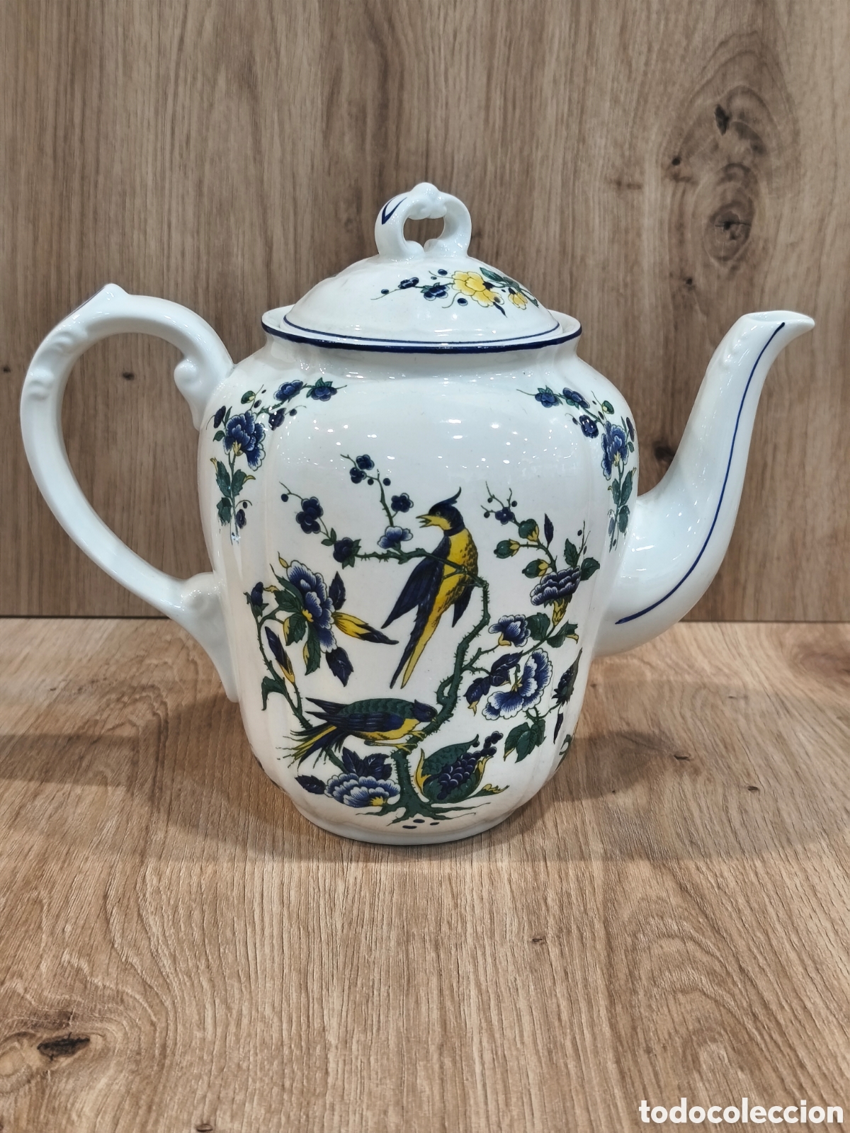Antig&uuml;edades: Tetera / Cafetera de Porcelana Villeroy & Boch - Modelo Phoenix Blau