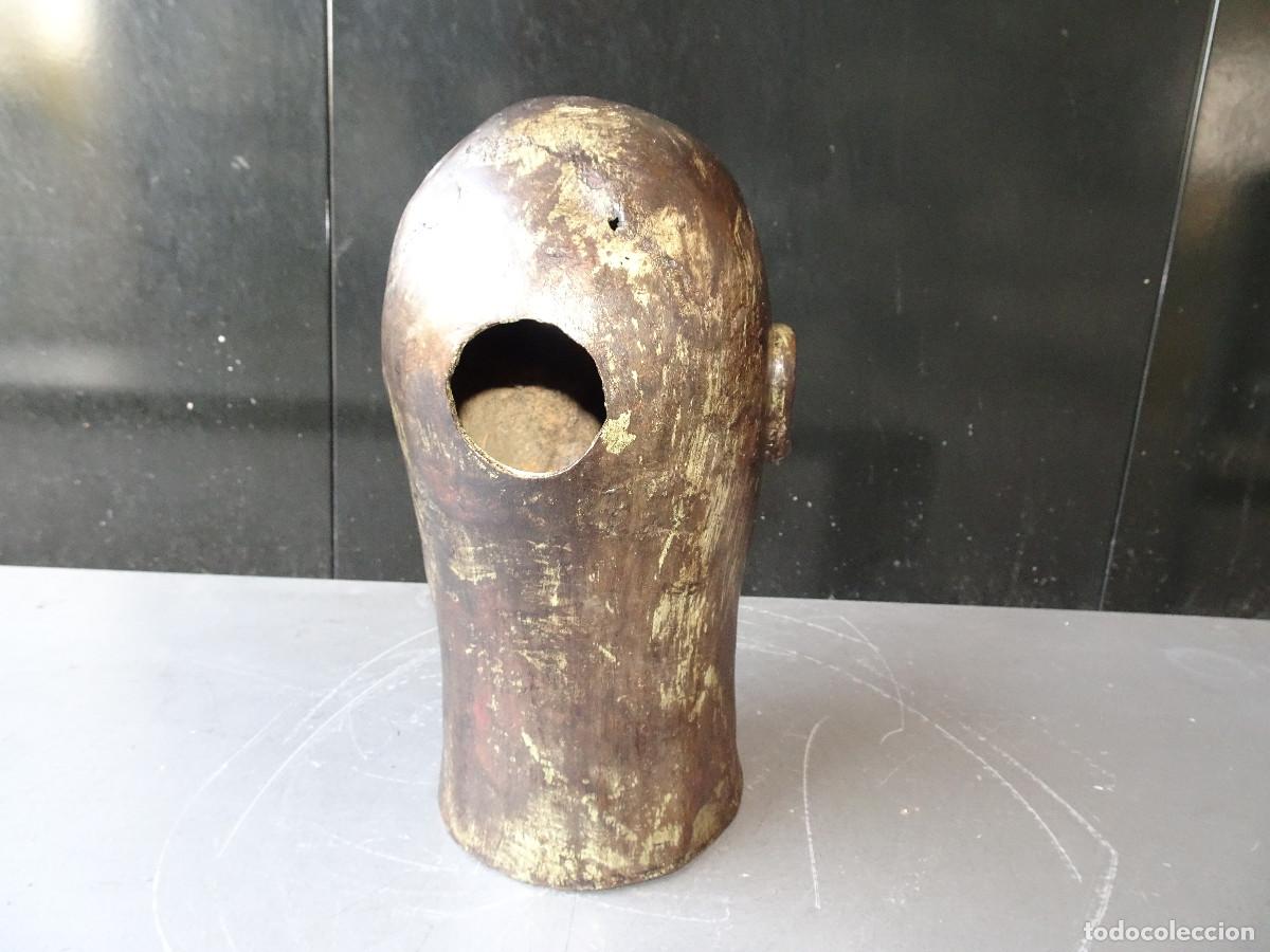 Antig&uuml;edades: Cabeza de Bronce Estilo Benin / Ife - Foto 4