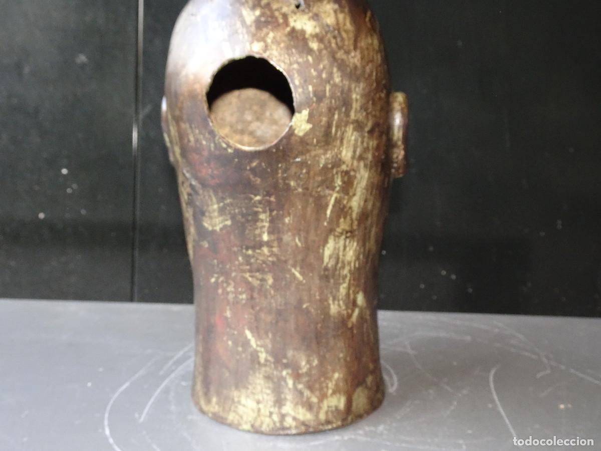 Antig&uuml;edades: Cabeza de Bronce Estilo Benin / Ife - Foto 9