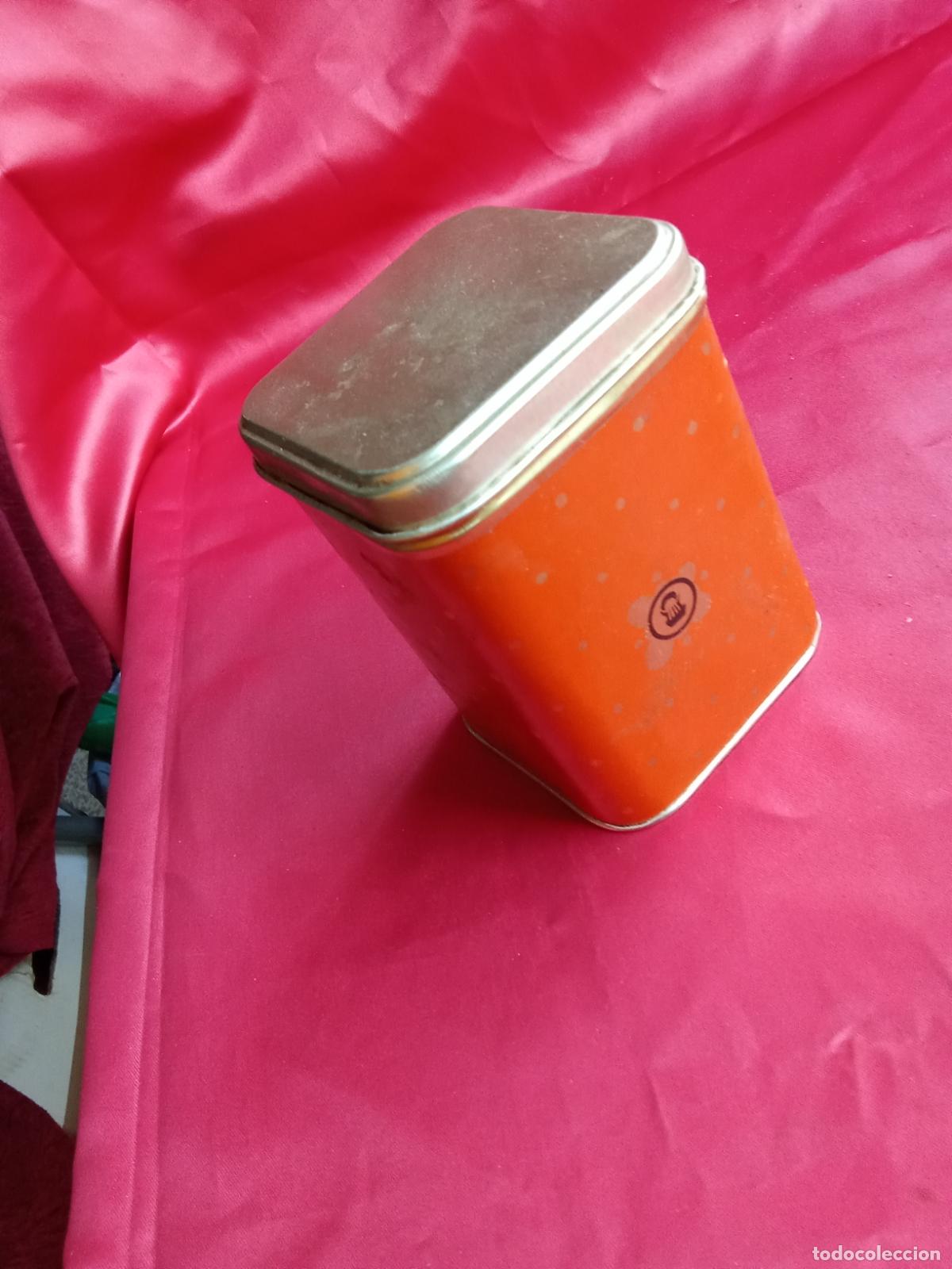 Antig&uuml;edades: Lata de t&eacute; Tepeu. Caja plomo - Foto 6