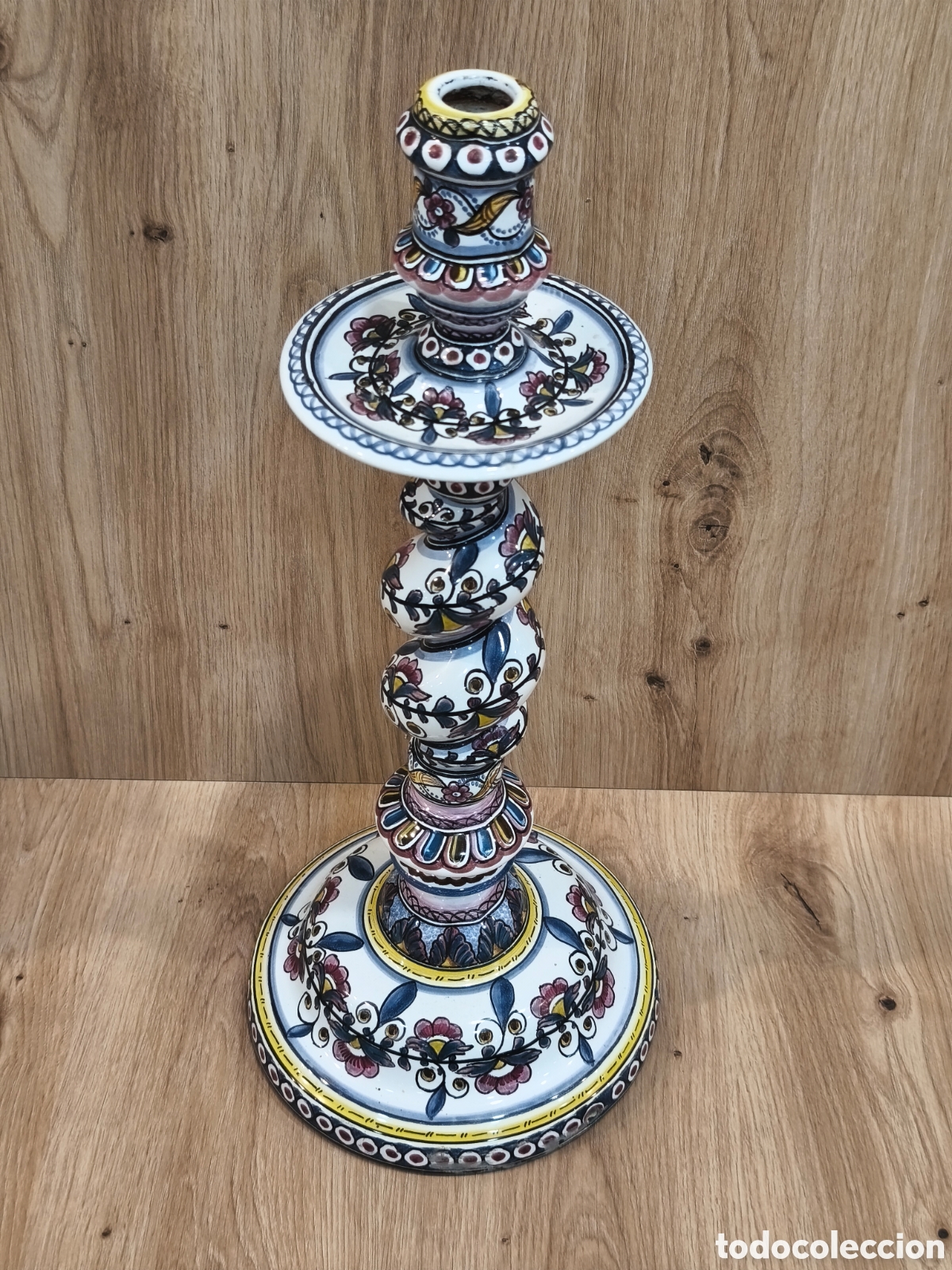 Antig&uuml;edades: Gran Candelabro de Cer&aacute;mica de Coimbra - Estrella de Conimbriga - R&eacute;plica Siglo XVII
