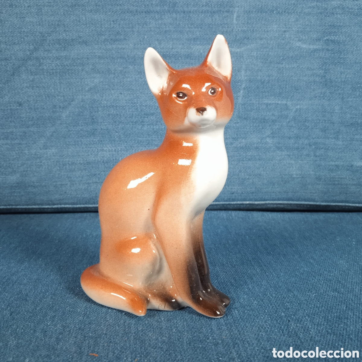 Antiguidades: Zorro Zorrito Lomonosov porcelana rusa