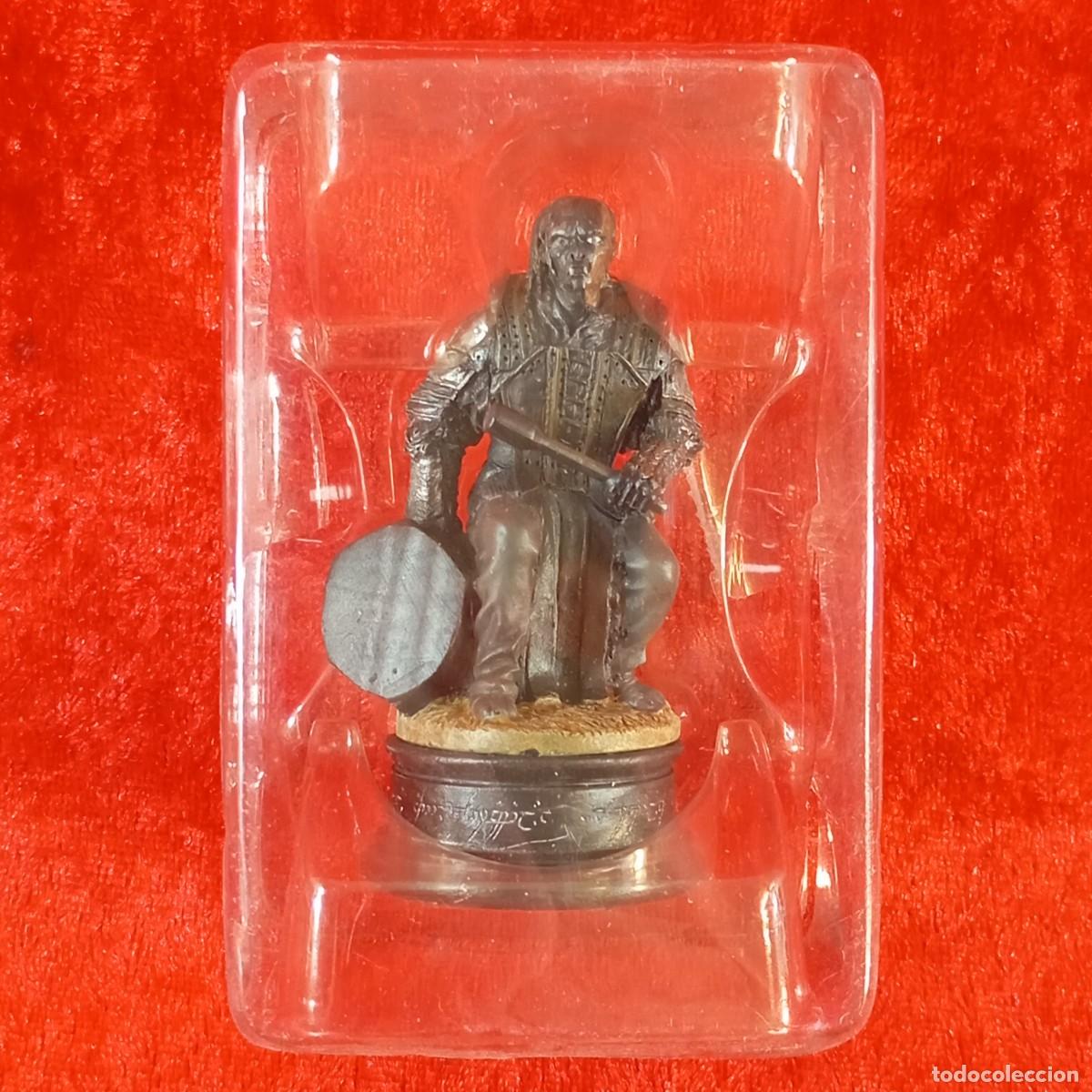 Antig&uuml;edades: FIGURA DE AJEDREZ - EL SE&Ntilde;OR DE LOS ANILLOS - EAGLEMOSS - TAMBORILERO ORCO - 04