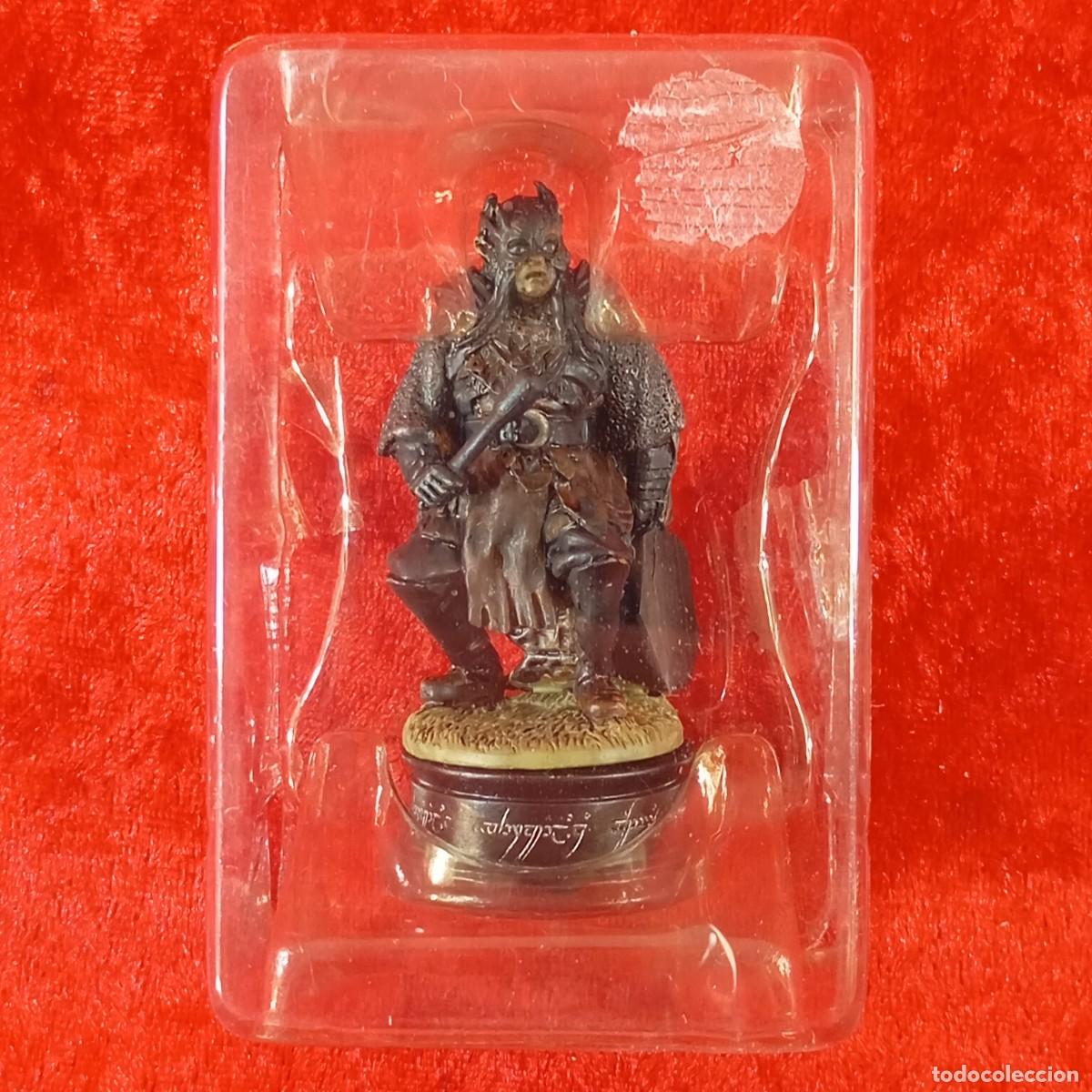 Antig&uuml;edades: FIGURA DE AJEDREZ - EL SE&Ntilde;OR DE LOS ANILLOS - EAGLEMOSS - TAMBORILERO ORCO - 06