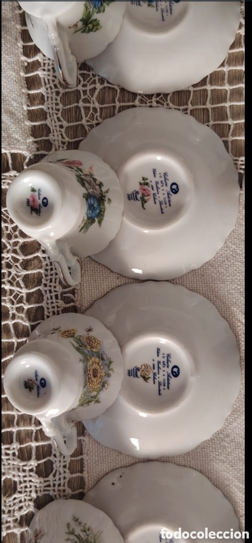 Antig&uuml;edades: Tazas te porcelana doce meses - Foto 2