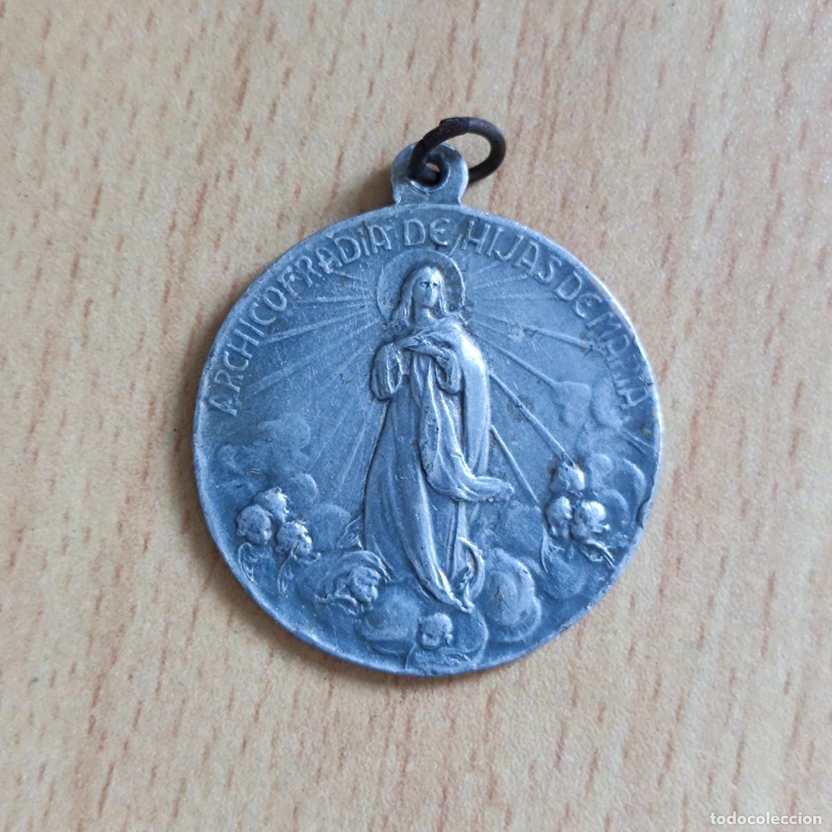 Antiguidades: MEDALLA - ARCHICOFRADIA DE HIJAS DE MARIA