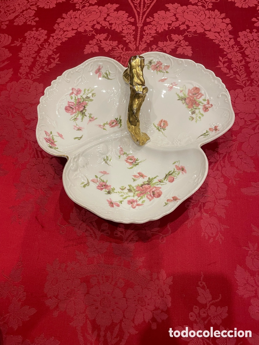 Antig&uuml;edades: Entremesera de porcelana de Limoges
