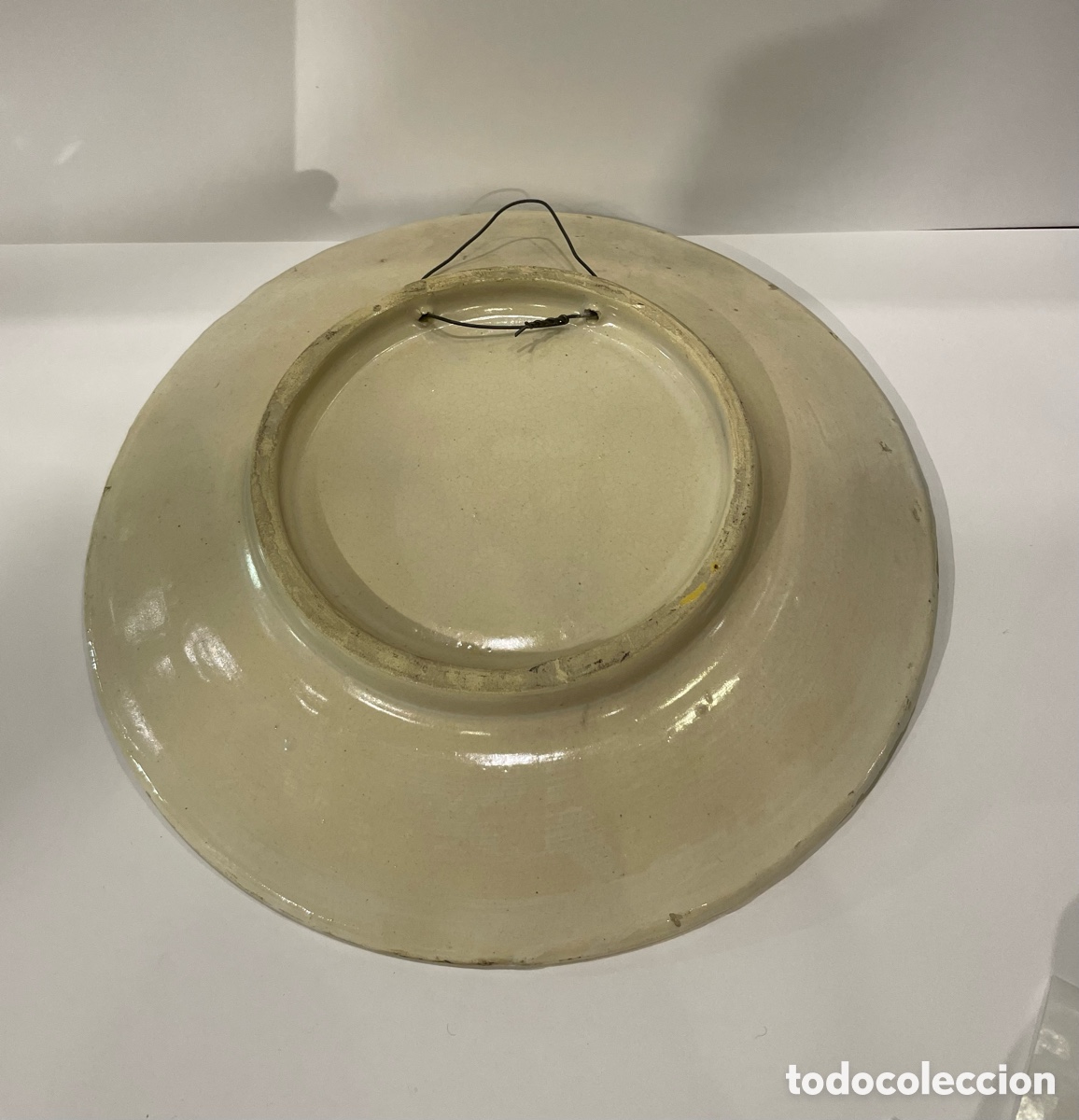 Antig&uuml;edades: Plato de cer&aacute;mica de Triana - Foto 2