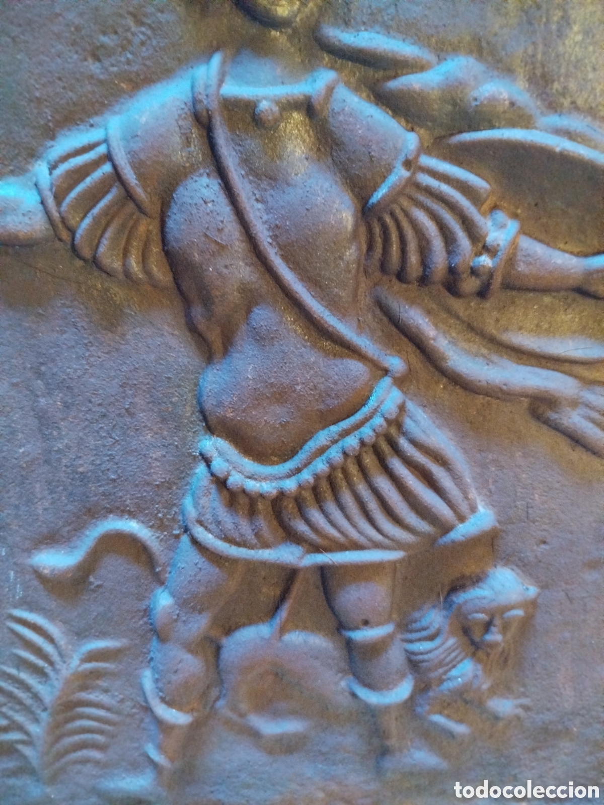Antig&uuml;edades: Placa de chimenea con relieve - Foto 5