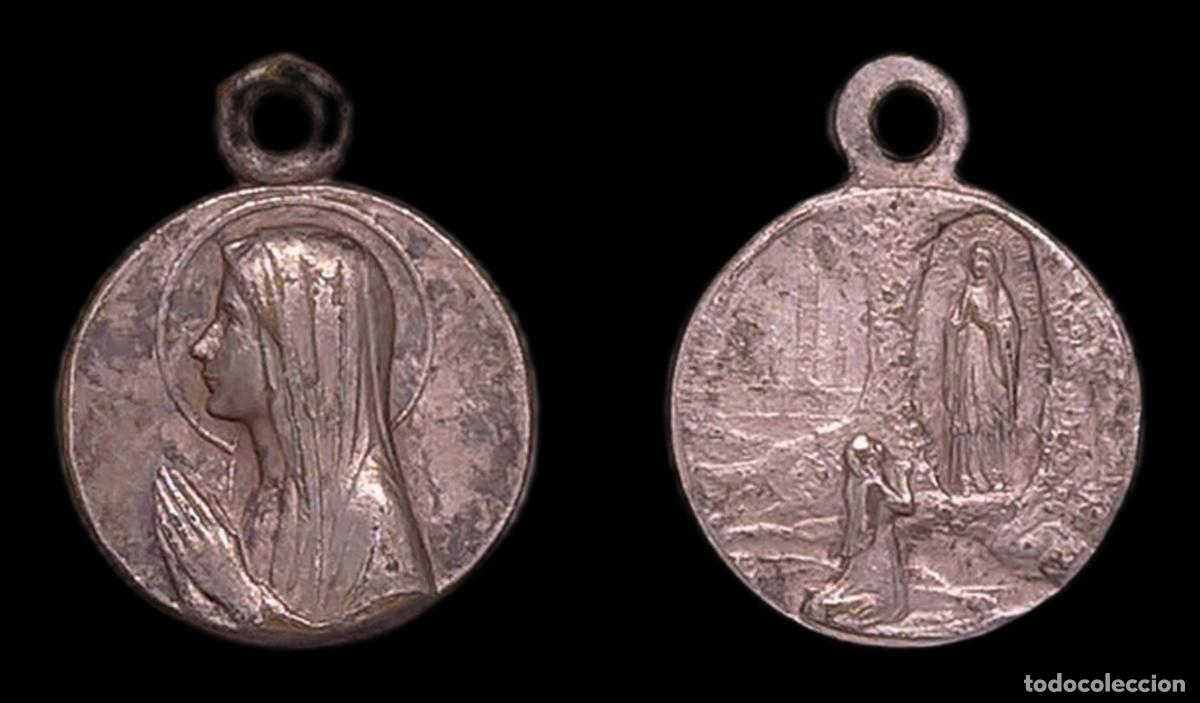 Antiguidades: MEDALLA RELIGIOSA FRANCIA LOURDES NUESTRA SRA DE LOURDES SANTUARIO BERNARDETTE