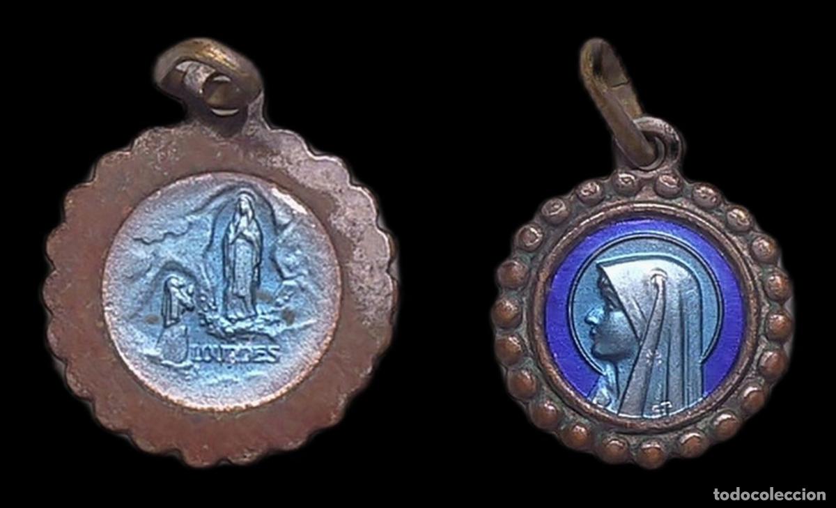 Antiguidades: MEDALLA RELIGIOSA FRANCIA LOURDES NUESTRA SRA DE LOURDES SANTUARIO BERNARDETTE