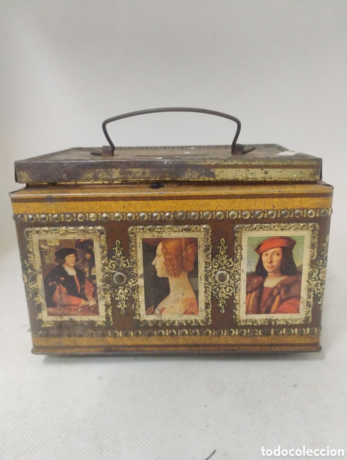 Antig&uuml;edades: Caja - Hucha de Hojalata - Foto 1