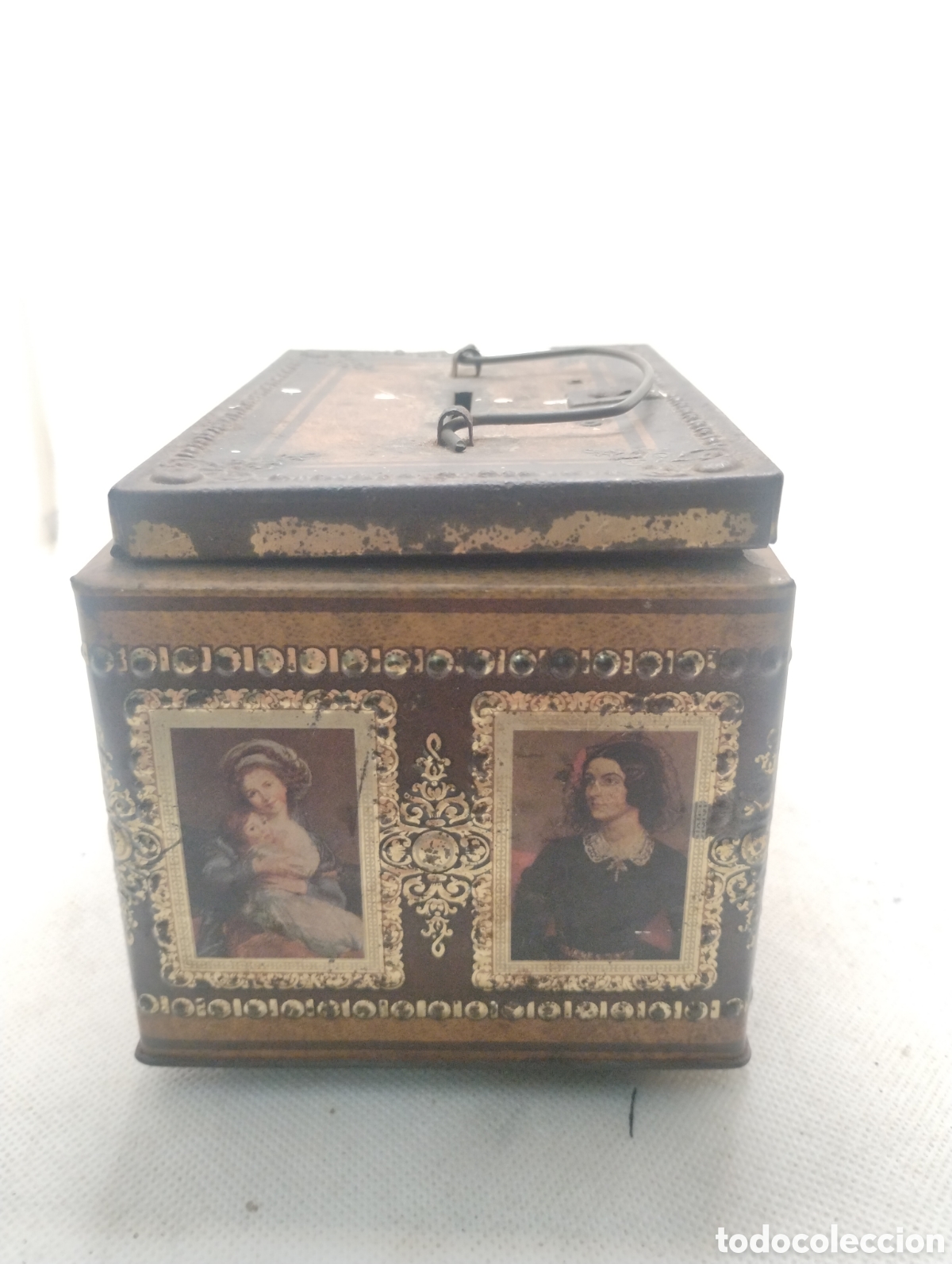 Antig&uuml;edades: Caja - Hucha de Hojalata - Foto 3