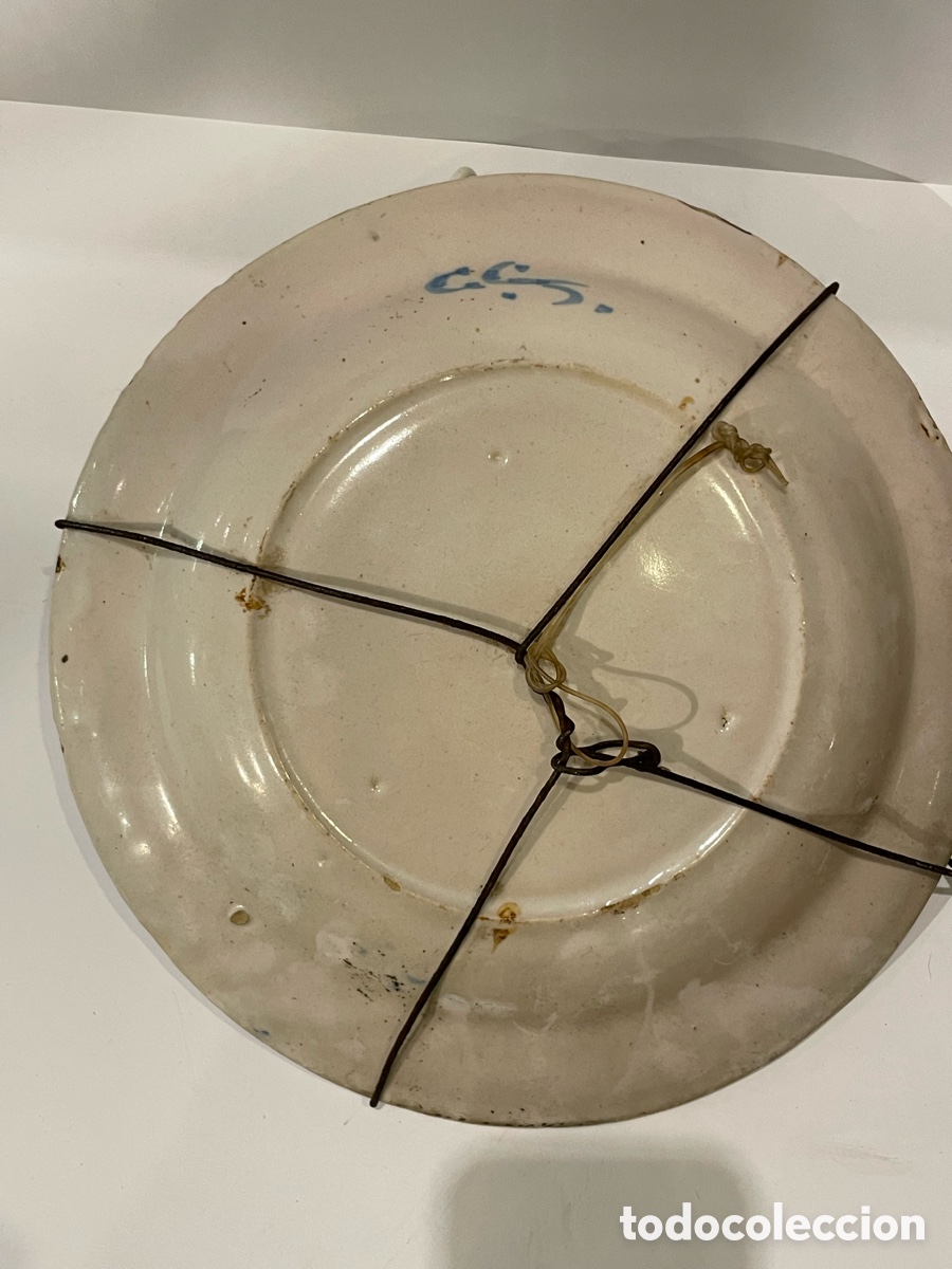 Antig&uuml;edades: Plato de Manises s XIX - Foto 2