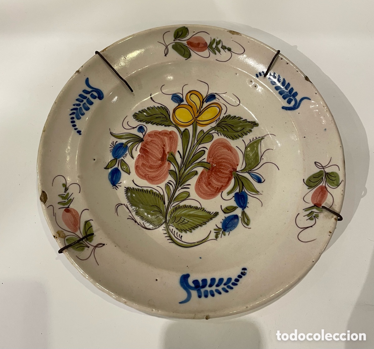 Antiquit&eacute;s: Plato de Manises s XIX