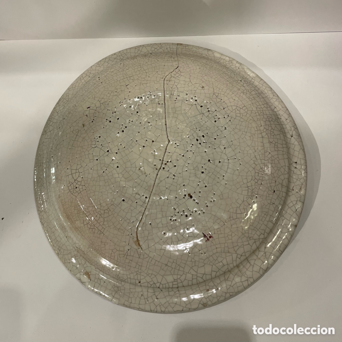 Antig&uuml;edades: Gran plato de cer&aacute;mica - Foto 2