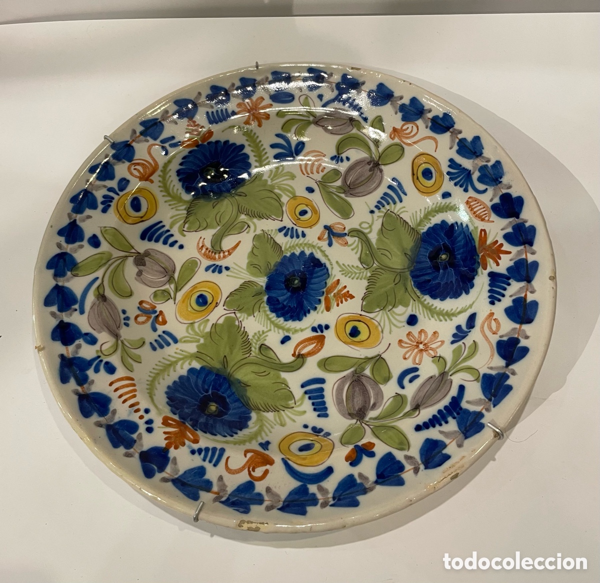 Oggetti Antichi: Plato cer&aacute;mica antiguo