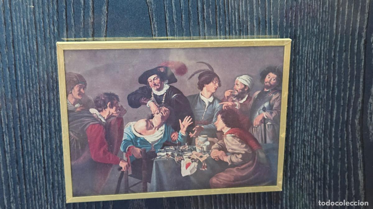 Antig&uuml;edades: cuadro lamina de dentista