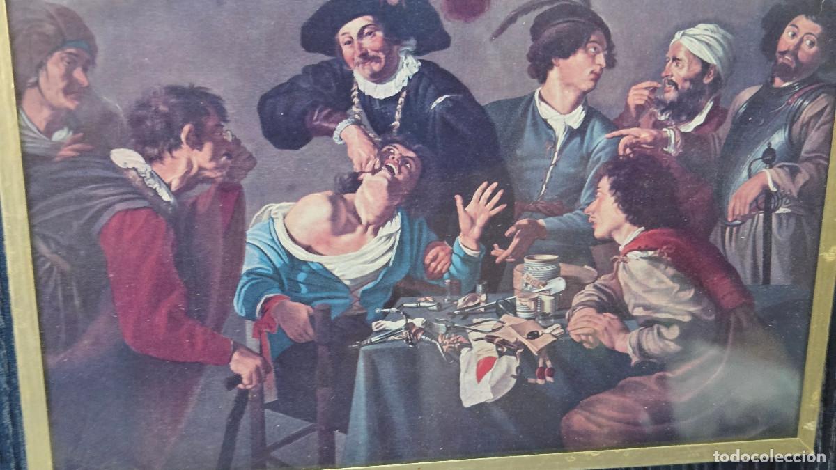 Antig&uuml;edades: cuadro lamina de dentista - Foto 2