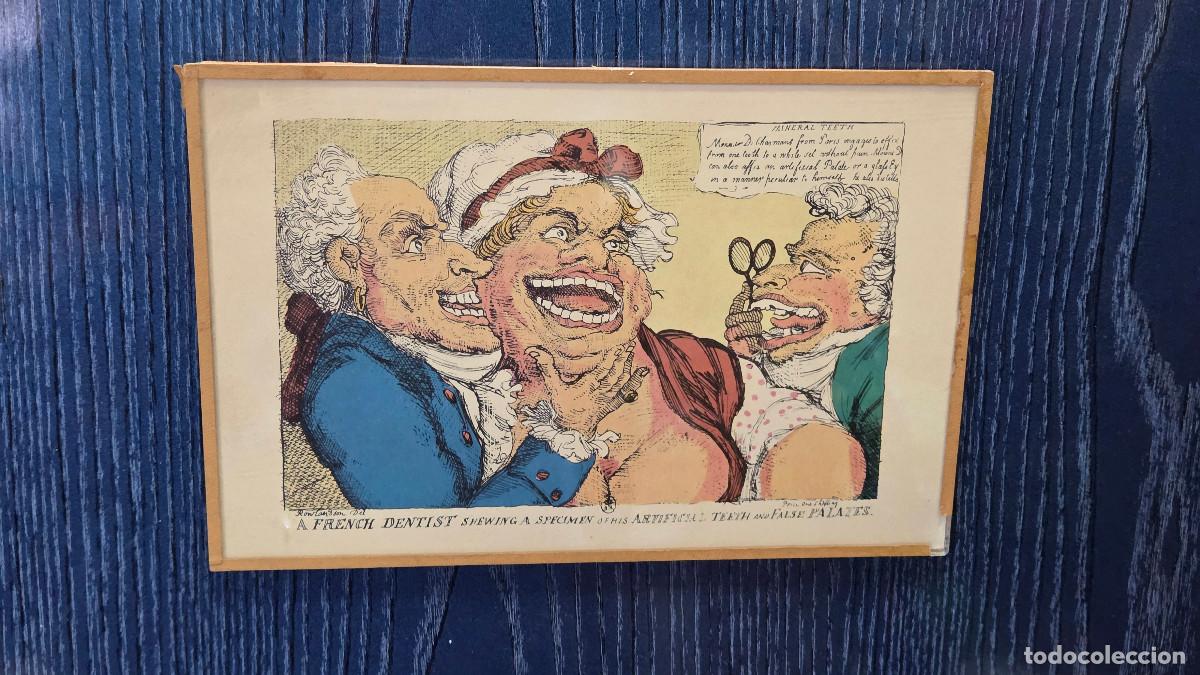 Antig&uuml;edades: cuadro lamina de dentista