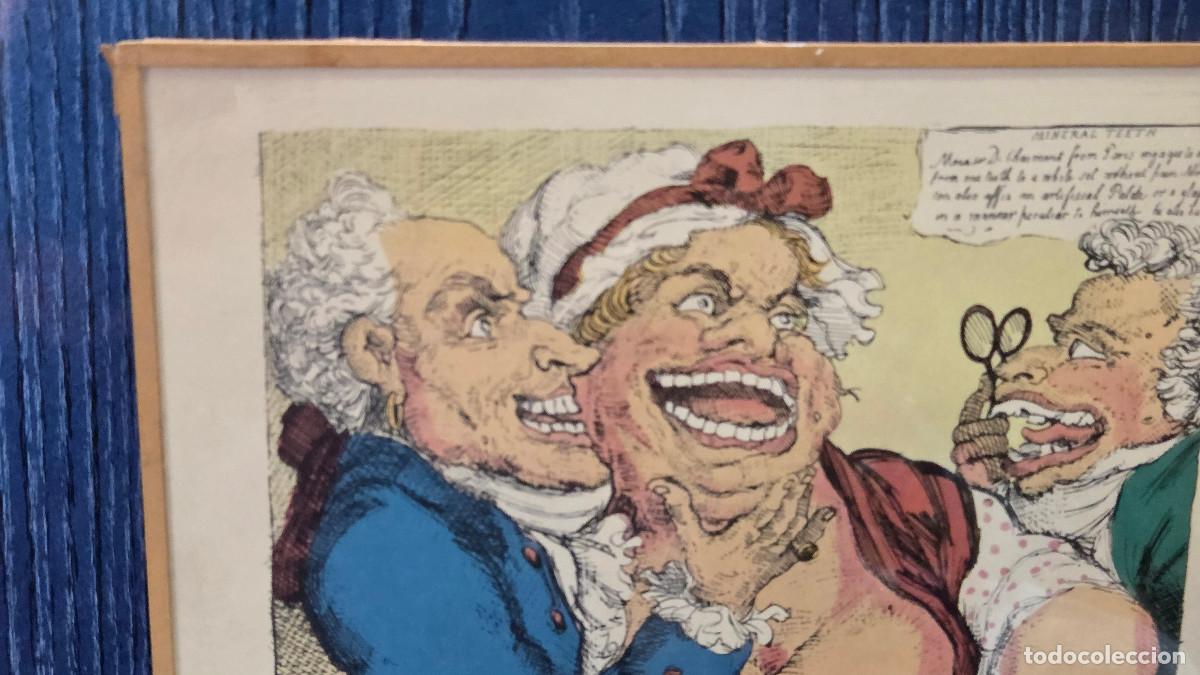Antig&uuml;edades: cuadro lamina de dentista - Foto 2