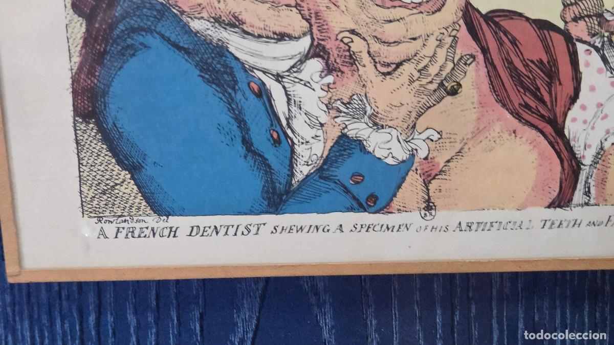 Antig&uuml;edades: cuadro lamina de dentista - Foto 4